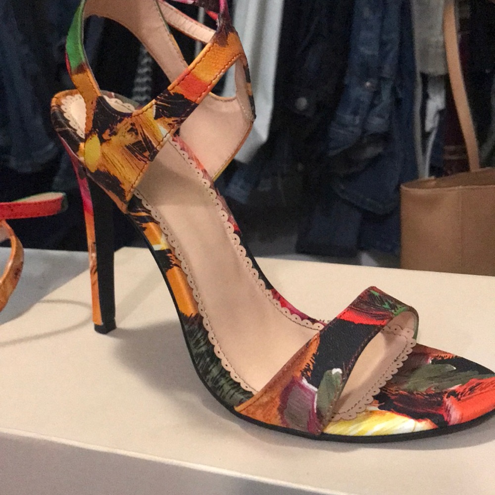 Multi colored heels